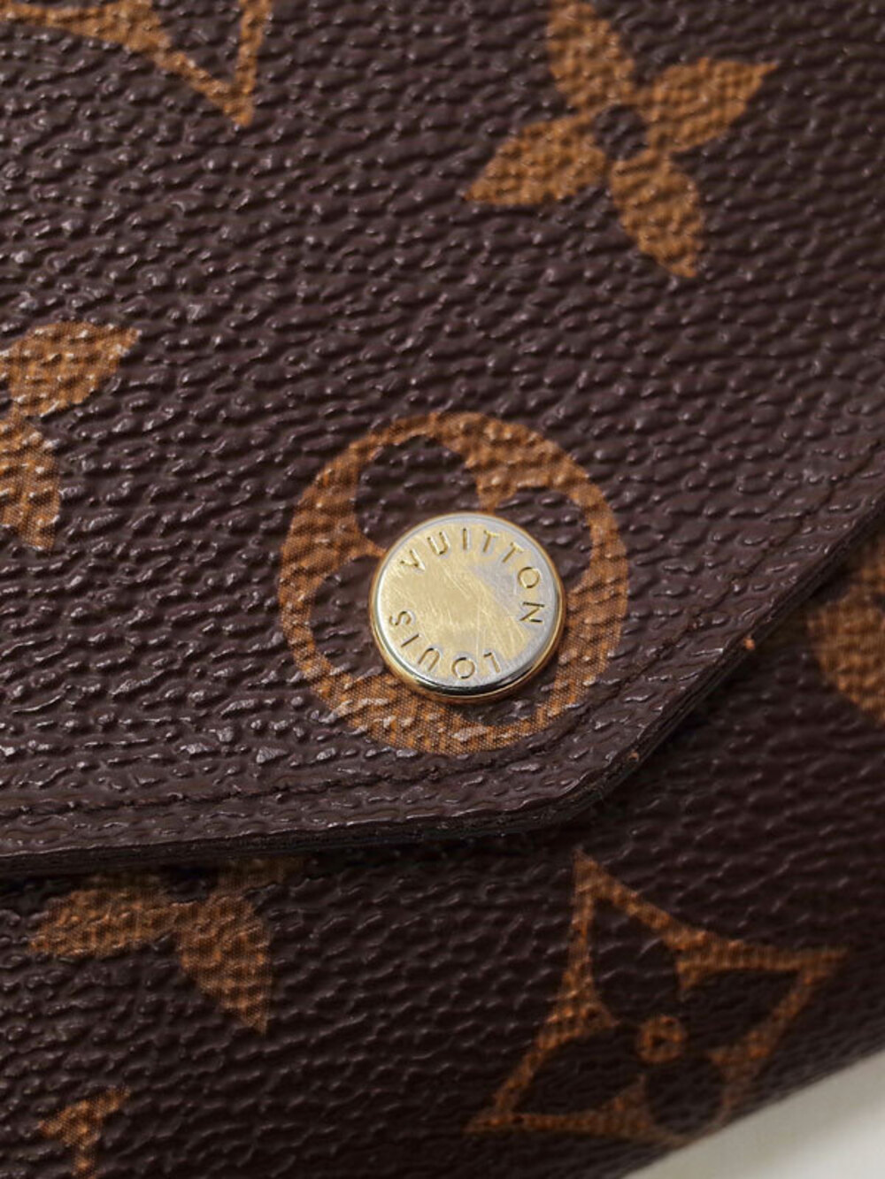 Louis Vuitton fold Long Portefeuille Monogram Sarah Wallet Bi - Picture 5 of 9